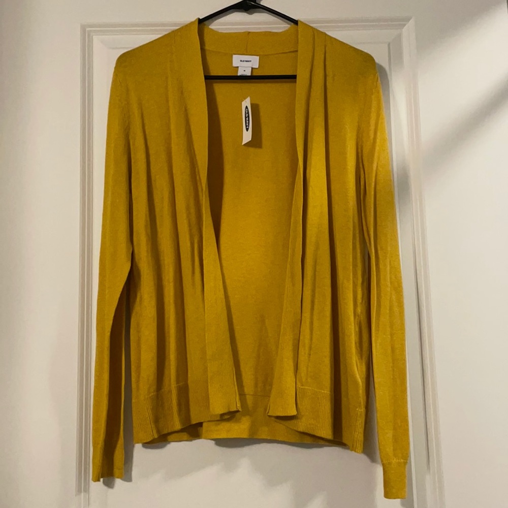 Old Navy Mustard Cardigan